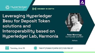 Webinar with Adhara: Using Hyperledger Besu for Deposit Tokens & Interoperability with Harmonia Lab