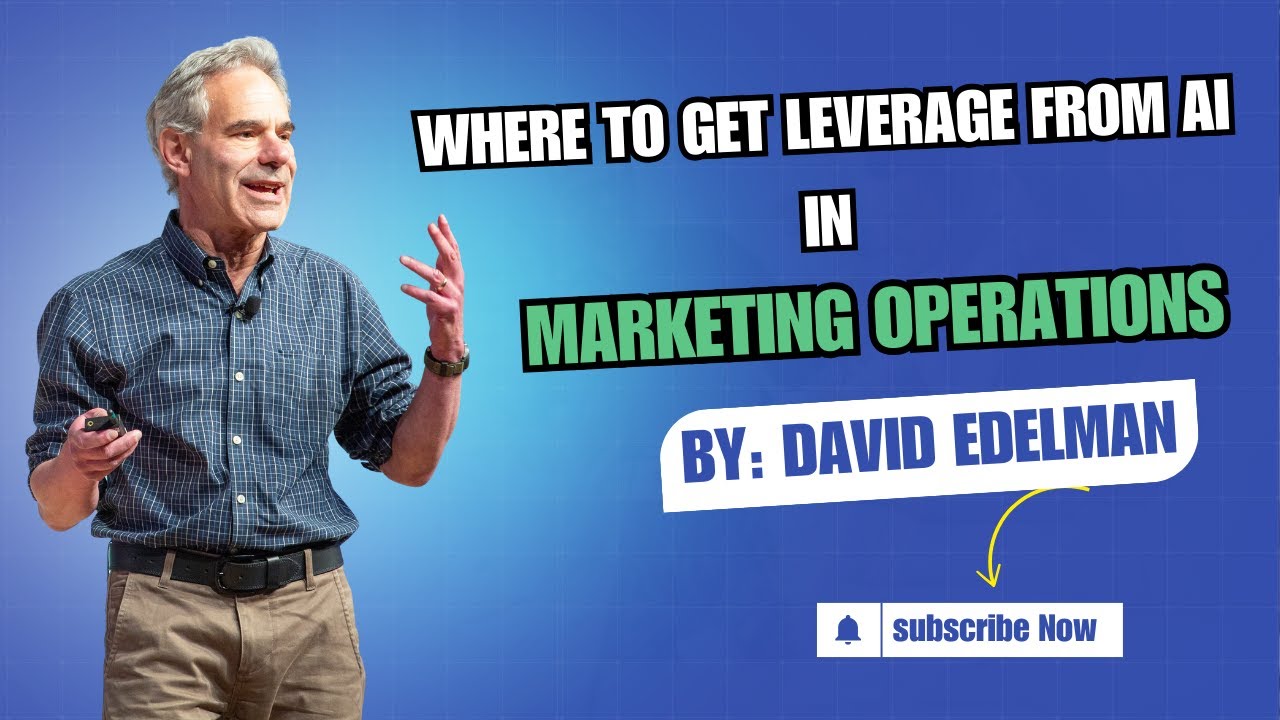Where to get leverage from AI in Marketing Operations - YouTube