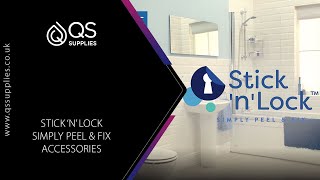 How To Fit Your Croydex Stick N Lock No Drill Accessories Installation Guide