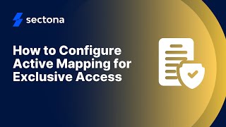 How To Configure Active Mapping For Exclusive Access