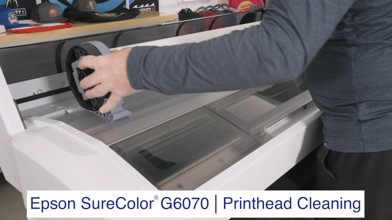 SureColor G6070 | How to clean around the print head