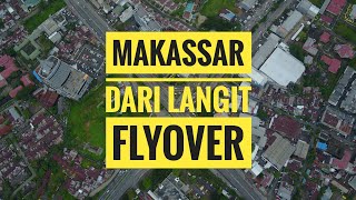 Kota Makassar dari Langit Fly over, Sulawesi Selatan, indonesia