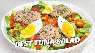 BEST Tuna Salad | How to make HEALTHY TUNA SALAD with Easy Dressing. Recipe by Always Yummy!