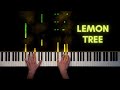 Fools Garden - Lemon Tree - Piano Cover + Sheet Music