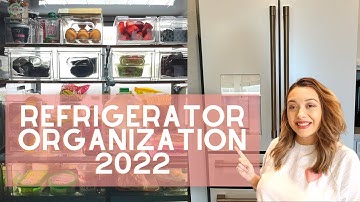 REFRIGERATOR ORGANIZATION 2022 | CLEAN WITH ME | FRIDGE ORGANIZATION