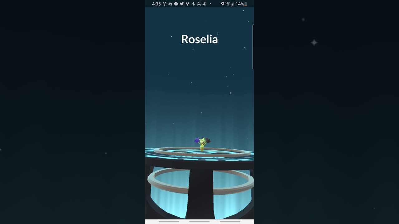 Shiny Budew evolution to Roselia to Roserade Pokemon GO Community Day