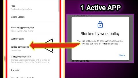 How to remove Blocked by work policy !! Blocked by work policy kaise hataye ! blocked by work policy