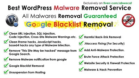 I will fix hacked wordpress site remove google blacklist c