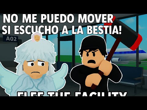 No me puedo mover si escucho a la bestia Flee The Faciliti roblox
