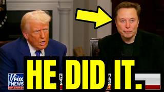 🚨 Trump PANICS as Elon ADMITS THE TRUTH