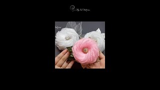 DIY Organza Flower