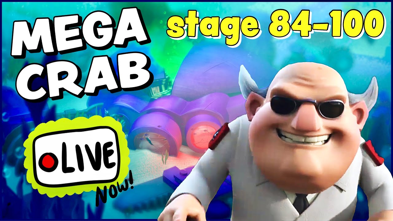 MEGA CRAB stage 84 100 🦀 LIVE recorded // BOOM BEACH PROTO CRAB gameplay/attack strategy YouTube