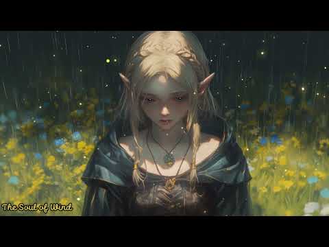 Rainy Day Elegy - Relax Medieval Music/Fantasy Bard & White Noise for Sleep, Study & Stress Relief