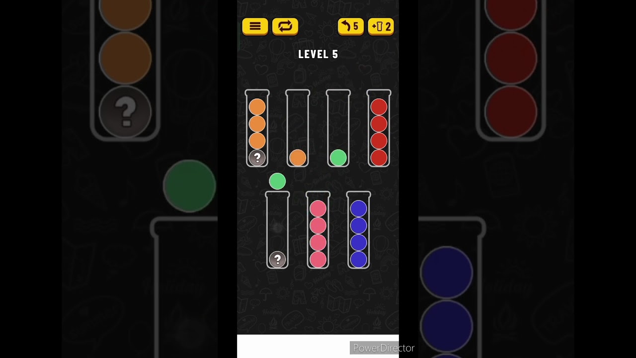 Ball Sort Color Puzzle Level 5 || 