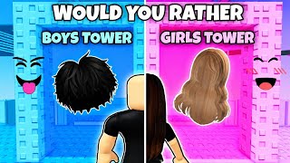 Robloxの男女対抗タワーチャレンジ！！ screenshot 5