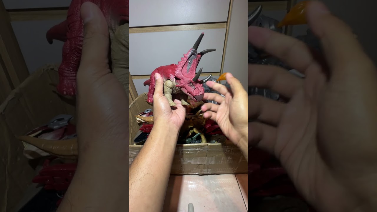 Hunting Jurassic World Toy Dinosaur Collection ASMR