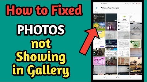 How to Fix Picture not Showing up in Gallery