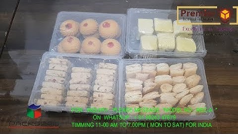 BISCUIT/KHARI/ COOKIES PACKING MACHINE, / SON PAPDI PACKING MACHINE , TRAY SEALER MACHINE