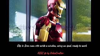 #aigc #storytelling   Shoot Your Own Film: Daily Life of Iron Man.