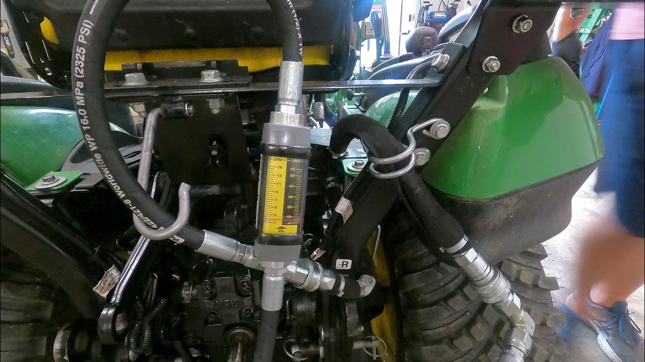 John Deere 1025R Hydraulic Flow Implement Circuit YouTube