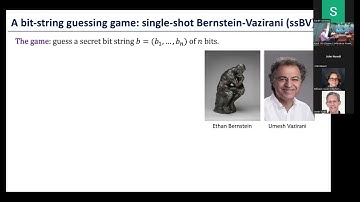 Seminar Talk- Demonstration of algorithmic quantum speedup by Dr. Daniel Lidar