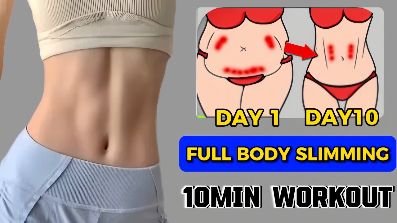 Full Body Slimming Exercise, 10 Min Daily Exercise to Slim Body