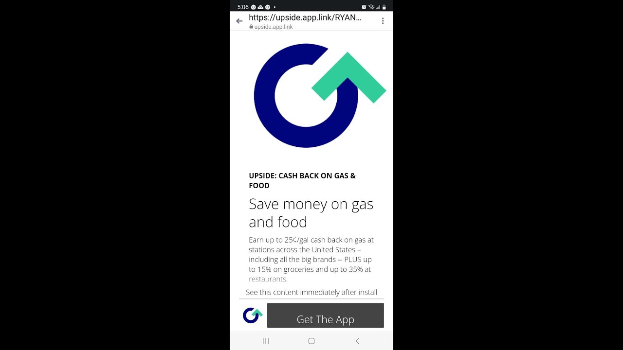 Get Upside And Get Cash Back On Your Gas Save Money At The Pump get-upside-and-get-cash-back-on-your-gas-save-money-at-the-pump