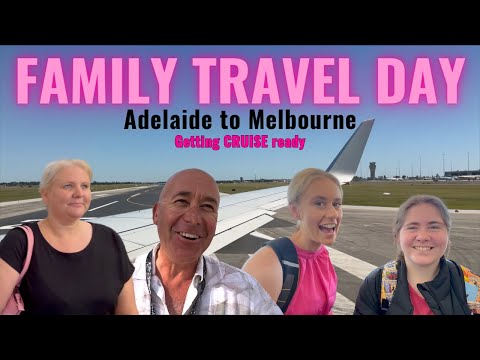 Travel Day with QANTAS | Adelaide to Melbourne | Queen Elizabeth Cruise Ship, we are coming for you! Video Thumbnail