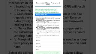 Quantitative Instruments of Monetary Policy: CRR, SLR, Repo Rate, Reverse Repo Rate, MSF, Bank ...