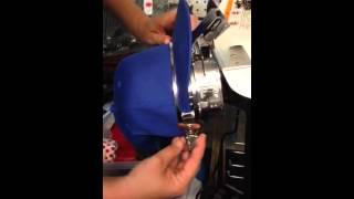Hooping a hat for the Brother Persona PRS 100