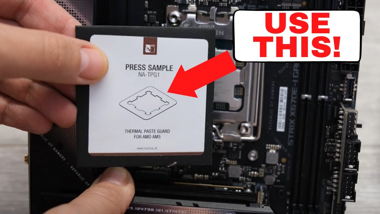 Noctua Thermal Paste Guard Review: A Must-Have For Ryzen 7000 Owners! 