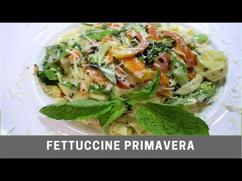 Fettuccine Primavera Fresh New Pasta Recipe