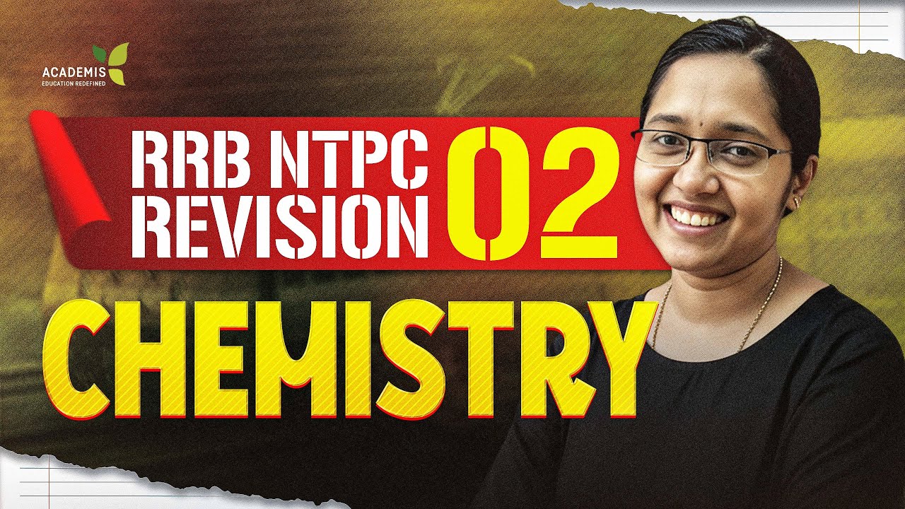 RRB NTPC Chemistry Class - ATOMIC STRUCTURE - Part 1
