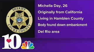 CCSO: Body found in Del Rio identified as 26-year-old woman