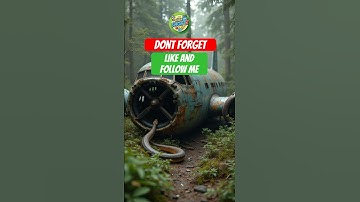 Travel Discovery | Crash Plane in Jungle Waterfall | #ai #trending #jungle #amazon #subscribe #like