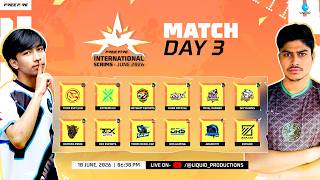 [🔴LIVE]Match Day 3| FF International Scrims - June 2026 I Garena Free Fire@Flickerz7@KUTTUSH-u5r