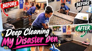Deep Cleaning My Disaster Den! Bruce is at it AGAIN!!!!!