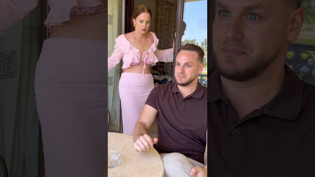 Auf gar keinen Fall lachen…!! 😳👀#shortvideo #couplecomedy #shortvideo