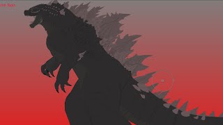 Evolved Godzilla animation test