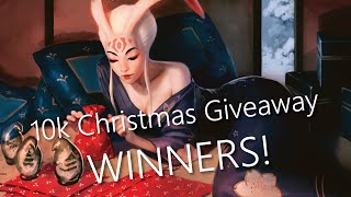 10K Christmas Giveaway WINNERS!