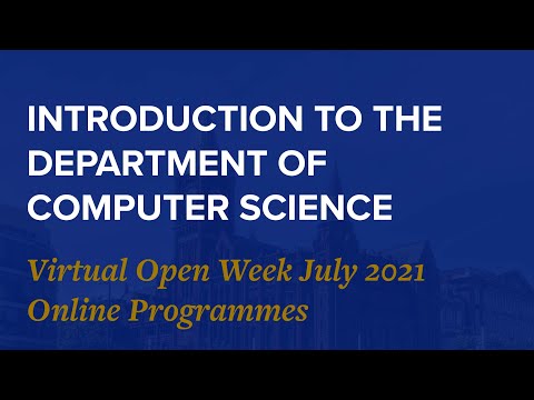 Introduction to the Department of Computer Science - University of Liverpool Online Programmes