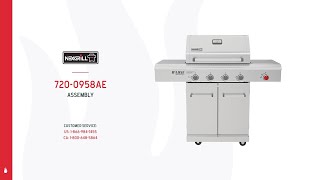 Nexgrill 4-Burner Deluxe Gas Grill with a Searing Side Burner (720-0958AE)