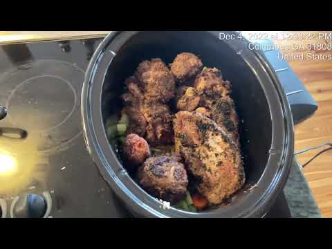 Braised Venison shanks