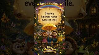 Full ☔ Benny Shares His Umbrella | A Story About Kindness & Sharing #kidsstories  #shorts  #friendship News