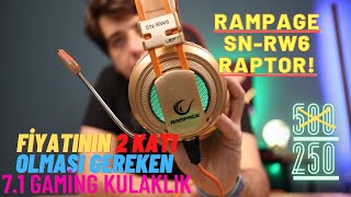 BU KULAKLIK BU FİYATTA OLMASI İMKANSIZ!!RAMPAGE SN-RW6-4 SENELİK KULAKLIĞIMI YENİDEN ALDIM! #Rampage BU KULAKLIK BU FİYATTA OLMASI İMKANSIZ!!RAMPAGE SN-RW6-4 SENELİK KULAKLIĞIMI YENİDEN ALDIM! #Rampage