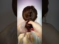 Elegant Low Bun Hairstyle ✨ New Chinese Style Hair Tutorial 💖 Simple & Graceful Look #Shorts#hairsty
