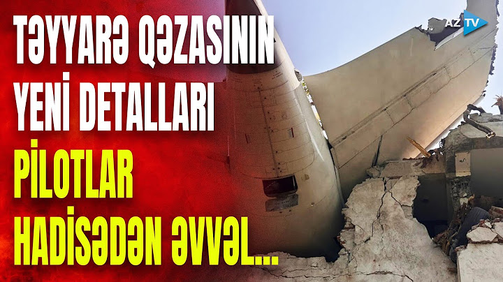 Hindistandakı dəhşətli təyyarə qəzasının YENİ DETALLARI: pilotlar hadisədən SANİYƏLƏR ÖNCƏ...