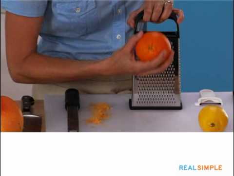 Real Simple How To: Zest Citrus