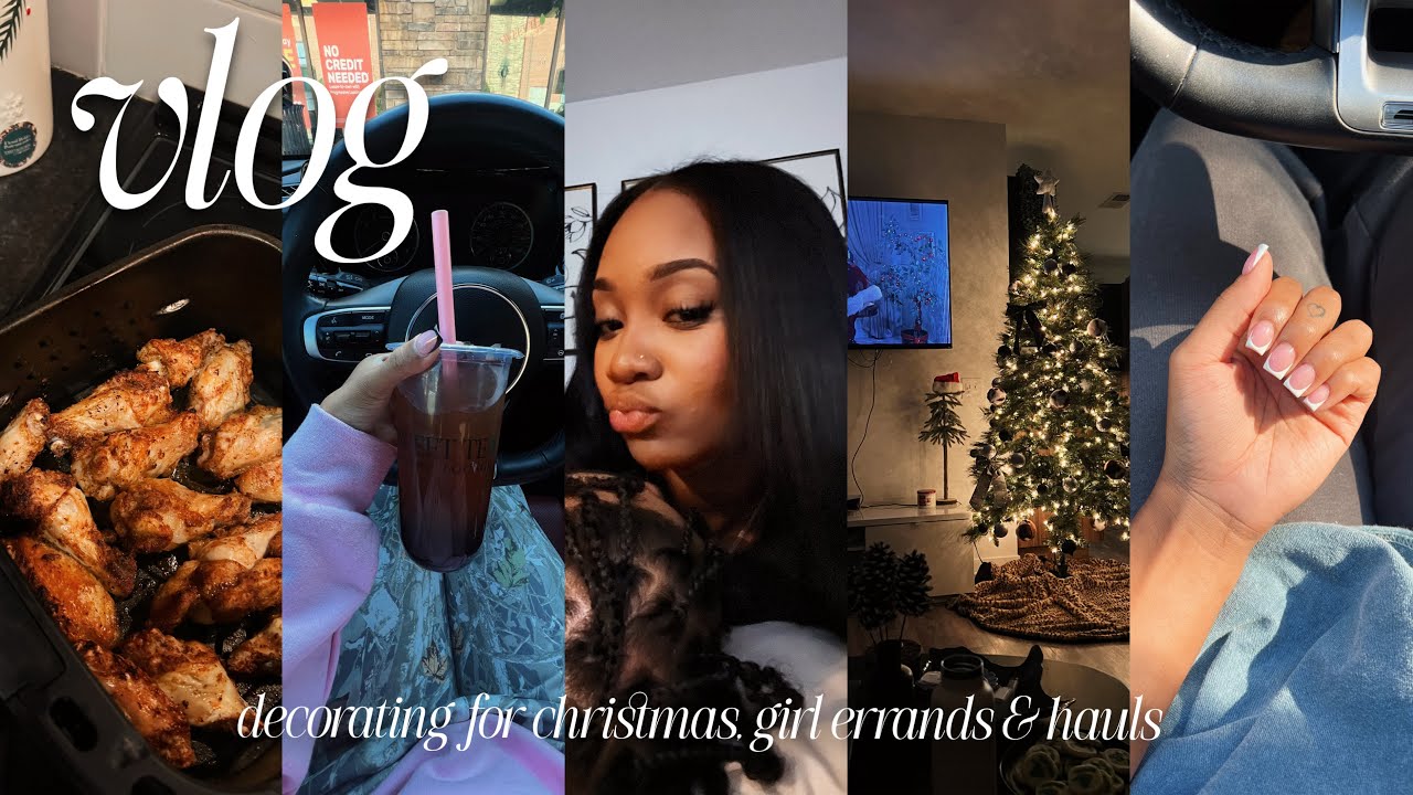 видеоблог: украшение рождественской елки, девичьи поручения, поездки и многое другое