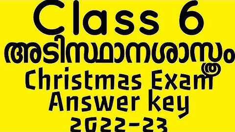 Class 6 Basic Science Second Terminal Examination | Xmas Exam Question Answers Kite Victers Std 6